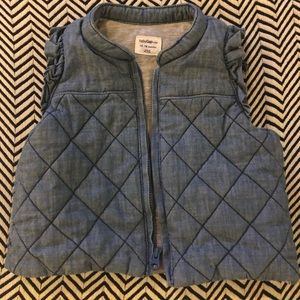 Quilted Baby GAP chambray vest